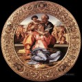 盛期ルネサンスのミケランジェロを額装したドニ トンド